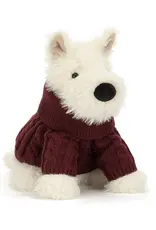 Jellycat Munro Scottie Dog Winter Jumper Outfit