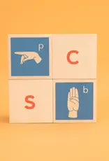 Uncle Goose Sign Language Alphabet Blocks