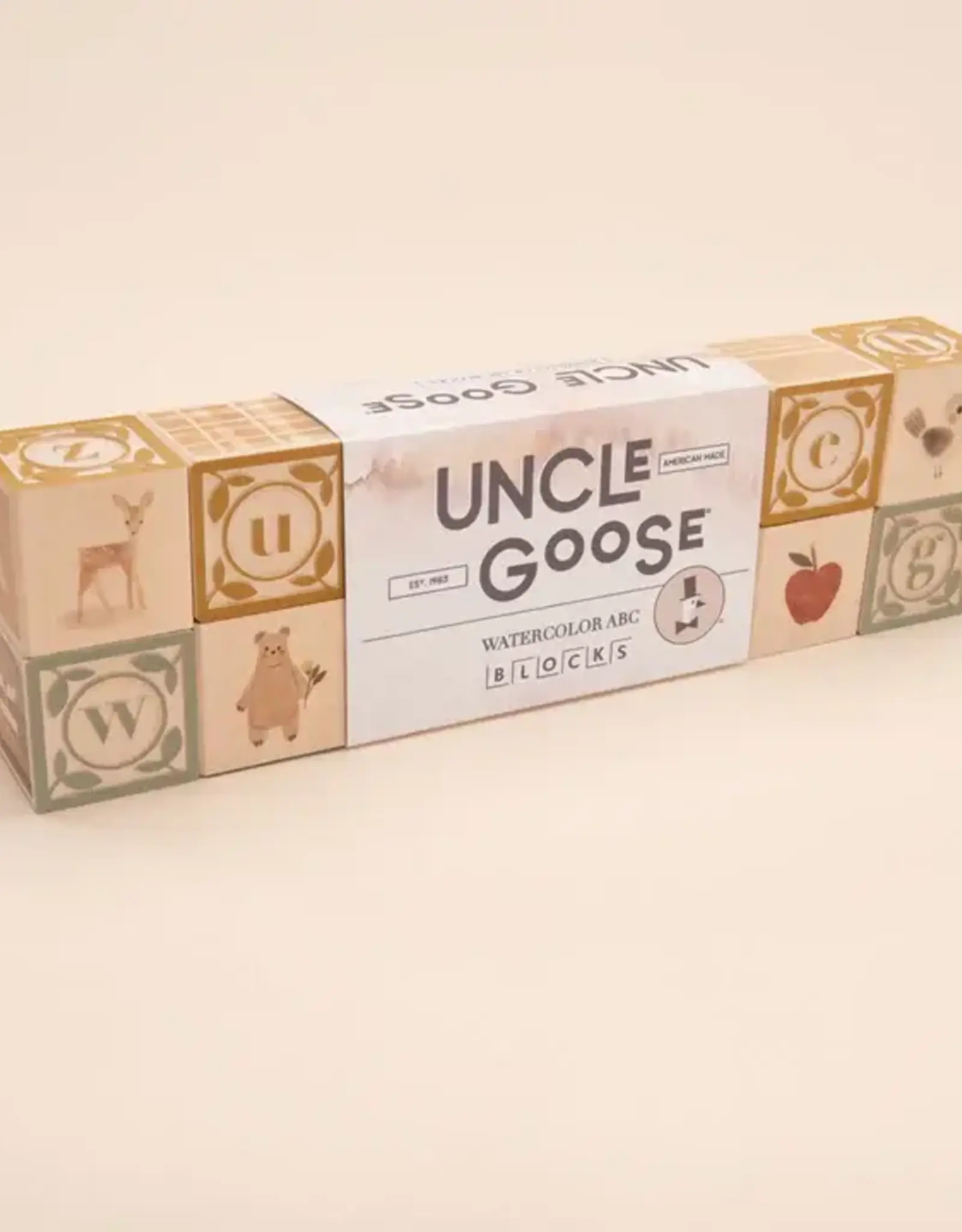Uncle Goose Watercolor ABC Blocks