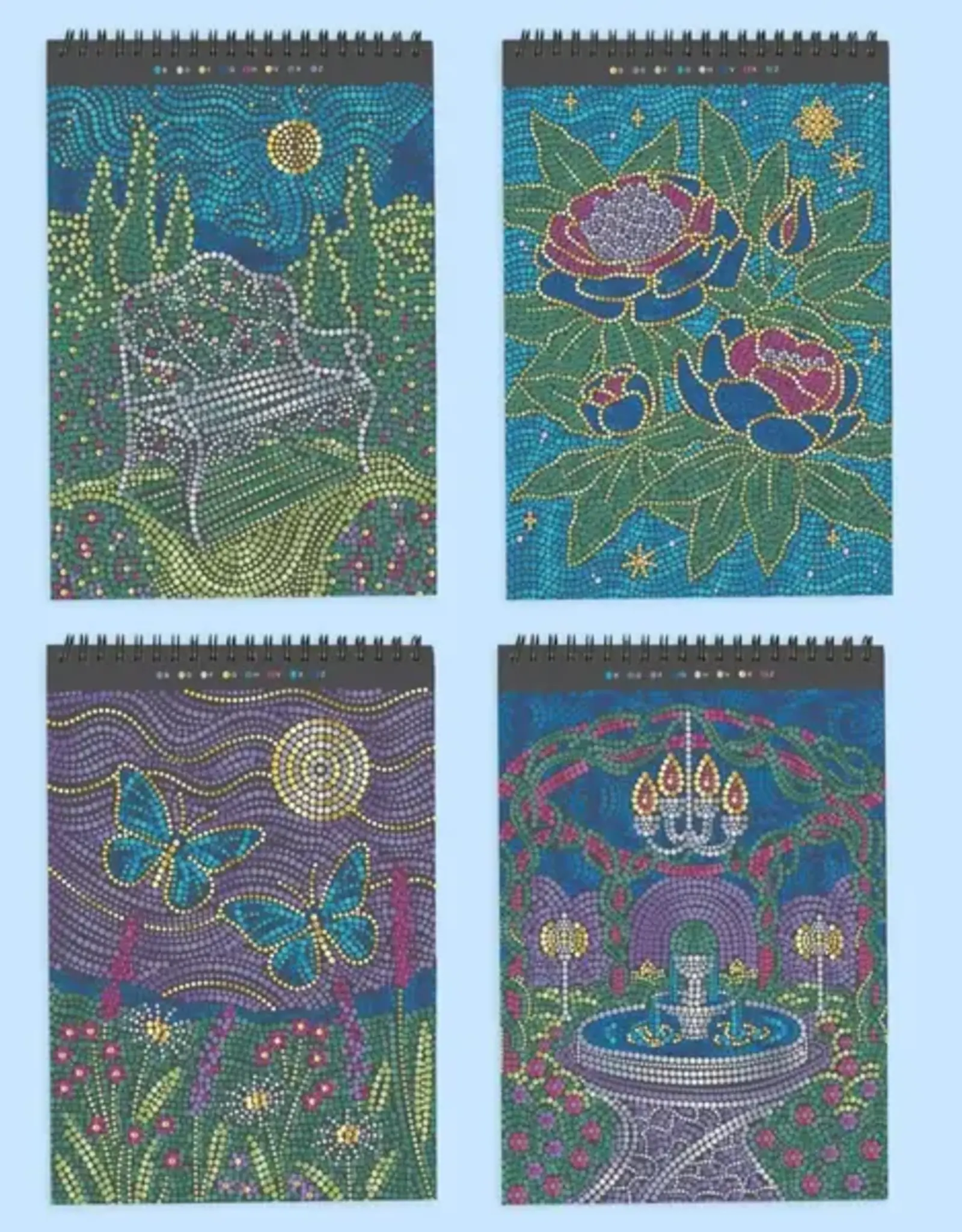 Lifelines FlowArt Dot-By-Letter Metallic: Moonlit Garden