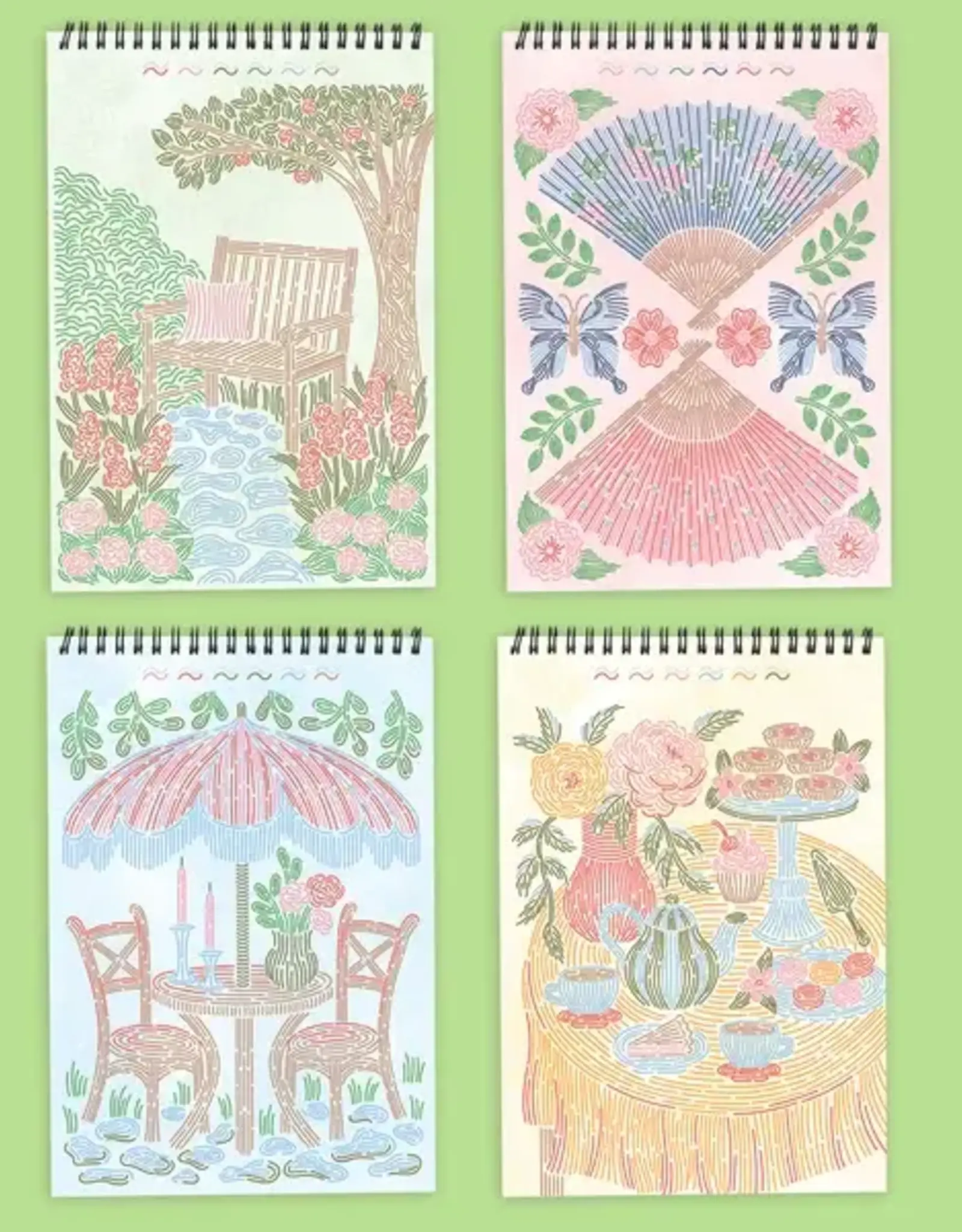 Lifelines FlowArt Trace-by-Line: Brunch in Bloom
