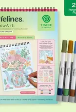 Lifelines FlowArt Trace-by-Line: Brunch in Bloom