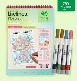 Lifelines FlowArt Trace-by-Line: Brunch in Bloom