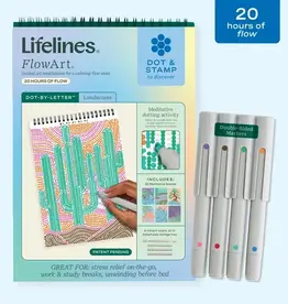 Lifelines FlowArt® Dot-By-Letter:  Landscapes