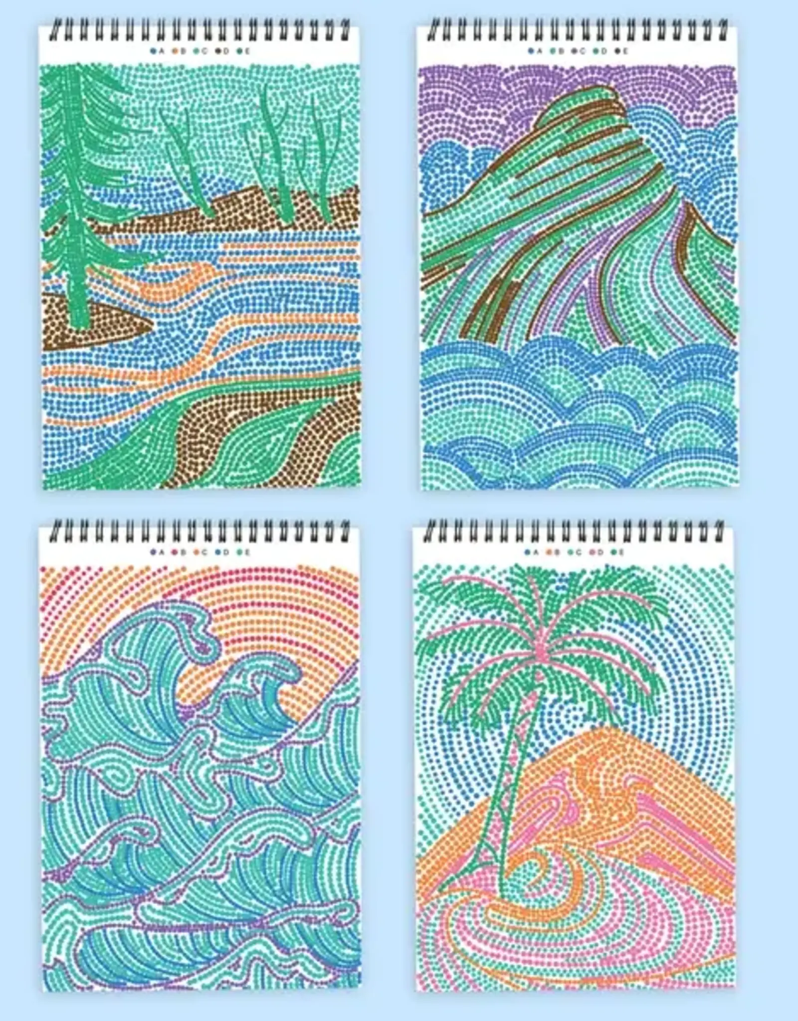 Lifelines FlowArt® Dot-By-Letter:  Landscapes