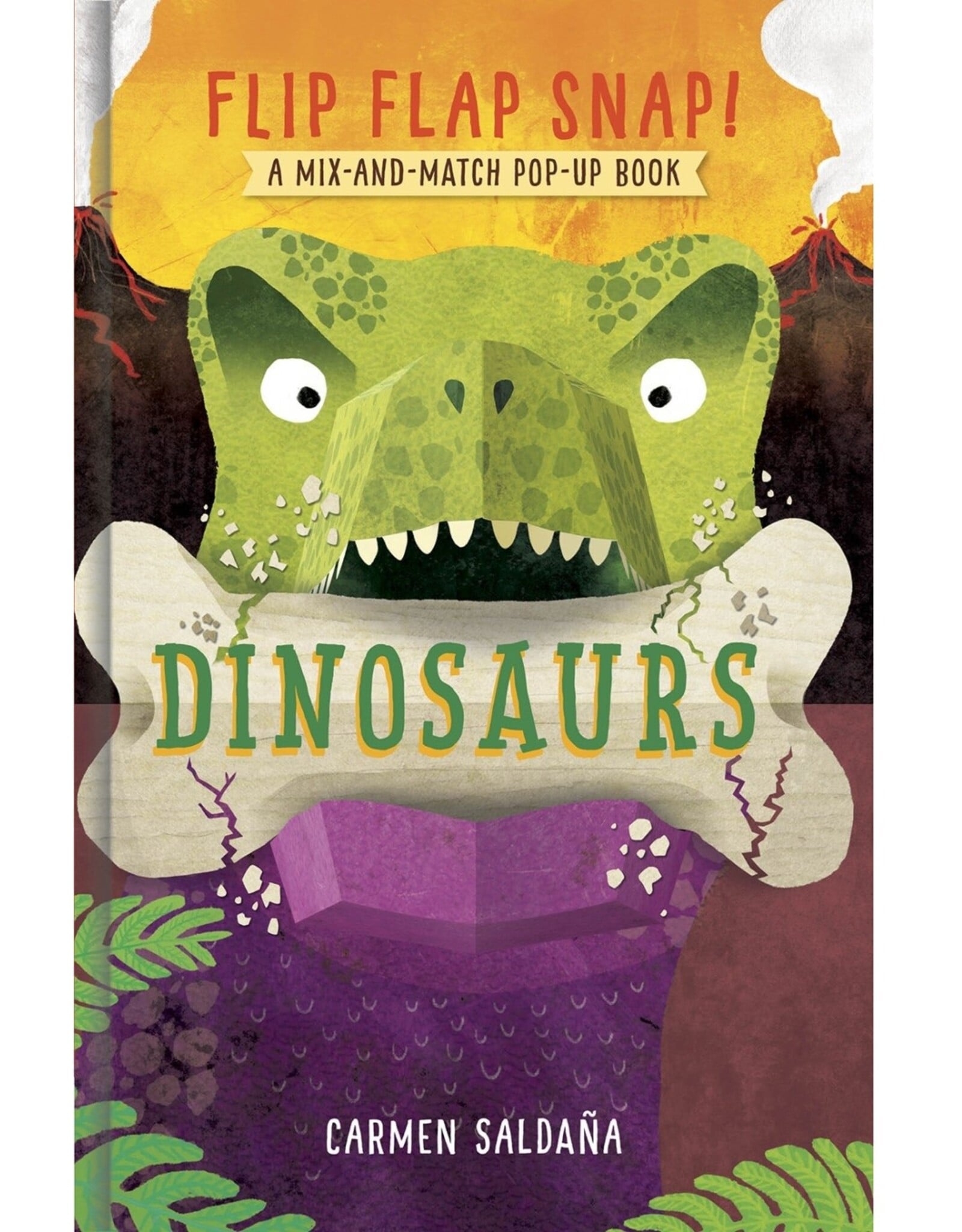 Abrams Flip Flap Snap! Dinosaurs