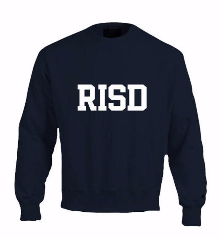 Champion RISD Block Unisex Crew Sweatshirt - RISD Store