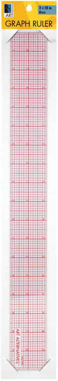 Art Alternatives Art Alternatives Graph Ruler 2" x 18"