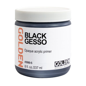 Golden Gesso Black 8  oz
