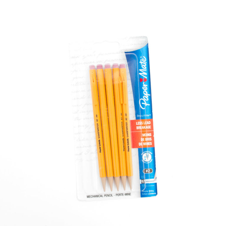 Papermate Papermate Sharpwriter Pencils .7mm 5-Pack