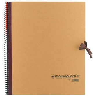 Holbein Drawing Book 33C-1 Brown 10.63"x8.63"