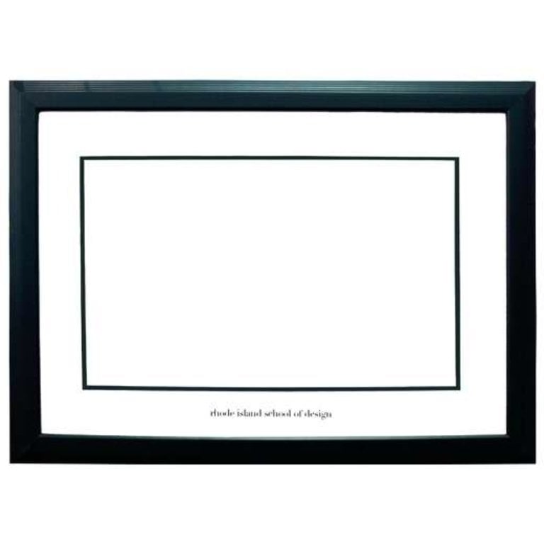 RISD RISD Stepped Edge Diploma Frame Black 21.5" x 15"