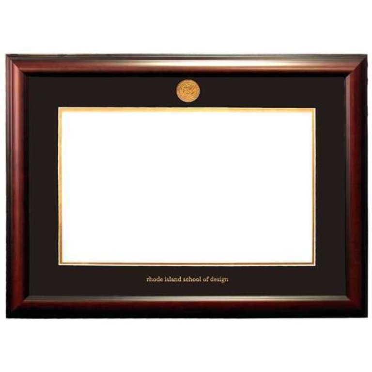 Continental Molding RISD Seal Mahogany Diploma Frame 21.5" x 15"