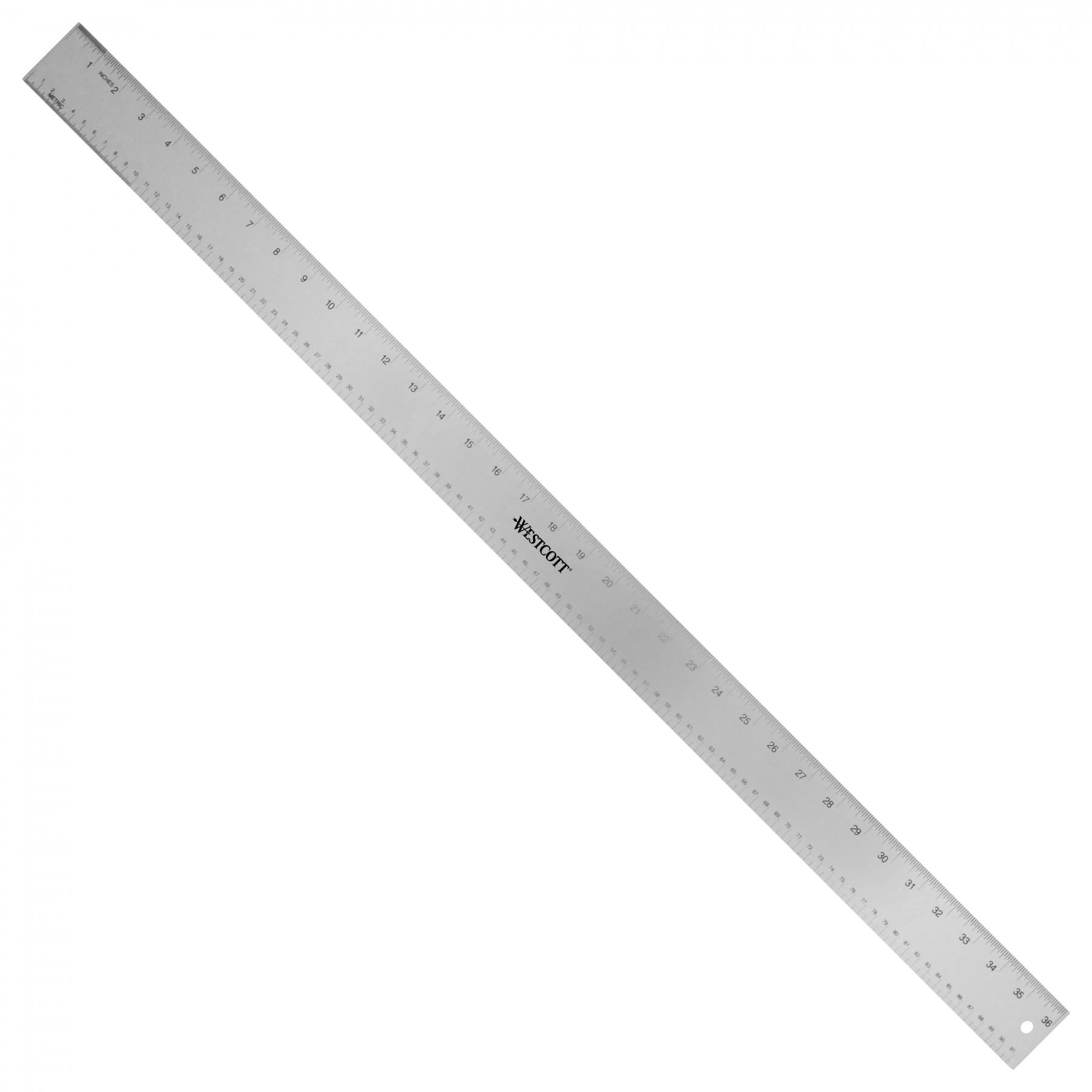 C-THRU/WESTCOTT/ACME Untd ASE36 Straight Edge Aluminum Ruler 36 inch