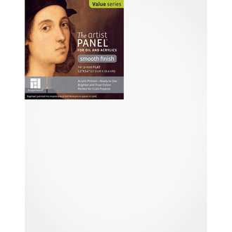 Ampersand Artist Panel Primed Smooth Uncradled 1/8" Profile 11" x 14"