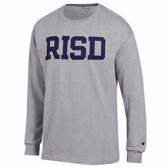 Champion RISD Block Long Sleeve Tshirt Champion RISD Block Long Sleeve Tshirt