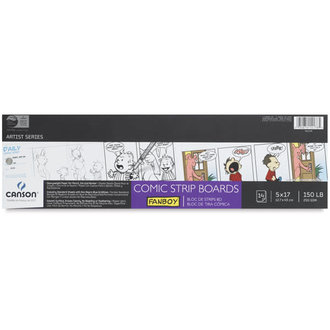Canson Fanboy Comic Strip Daily Board 5" x 17" 14 Sheets