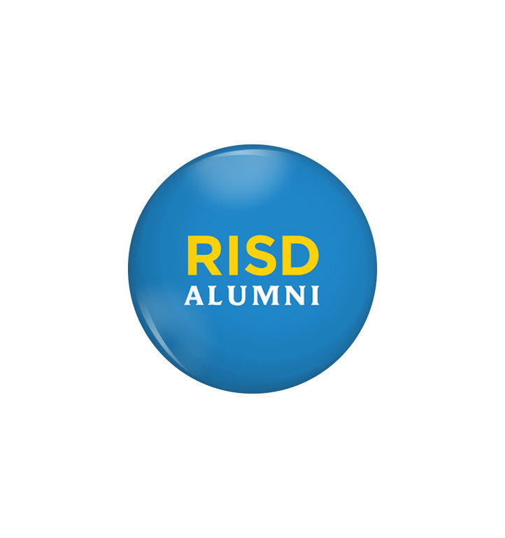 RISD RISD Block Alumni Button 1.25"