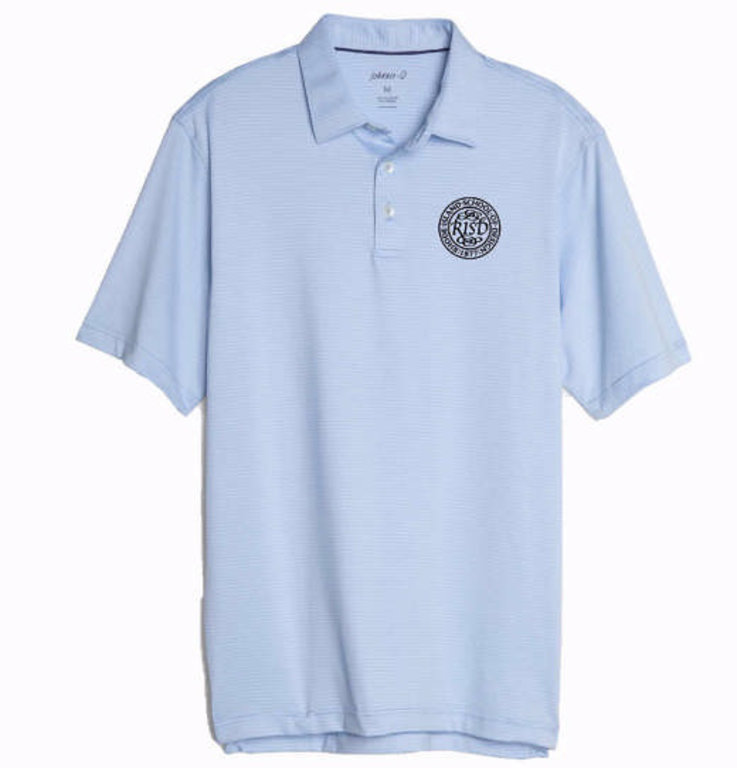 Johnnie-O Albatross Striped Polo RISD Seal Shirt