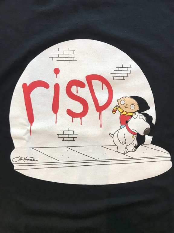 Seth MacFarland Family Guy RISD Black  T-shirt