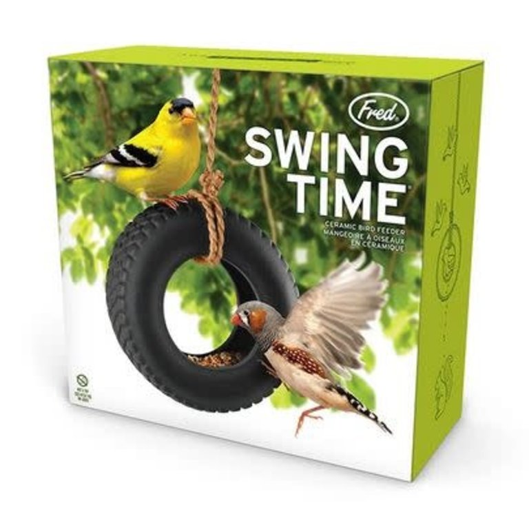 Jason Amendolara Swing Time Ceramic Bird Feeder