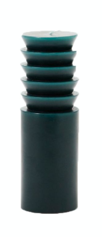 James and Chelsea Minola Areaware Minola Candle Totem Forest Green