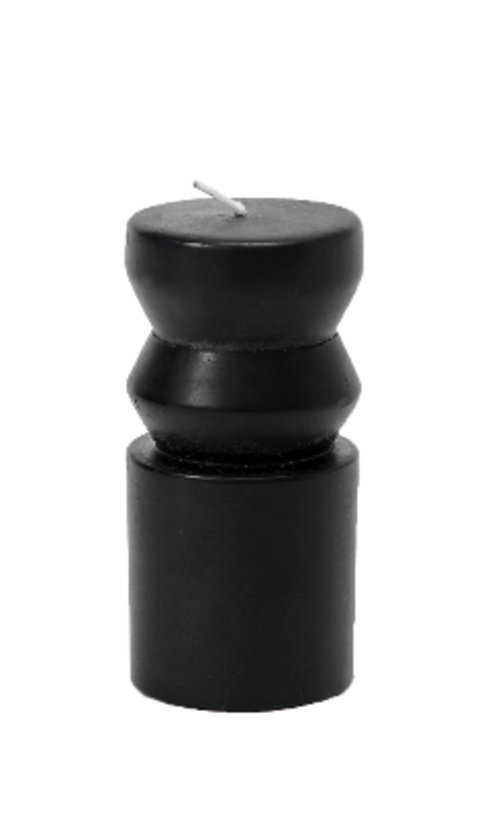 James and Chelsea Minola Areaware Minola Candle Totem Black