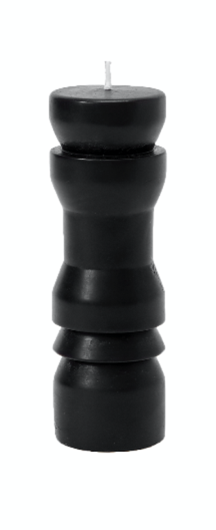 James and Chelsea Minola Areaware Minola Candle Totem Black