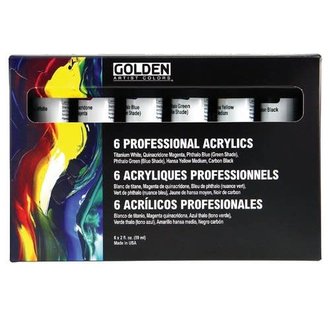 Golden Principal Professional Heavy-Body Acrylic 6 Set