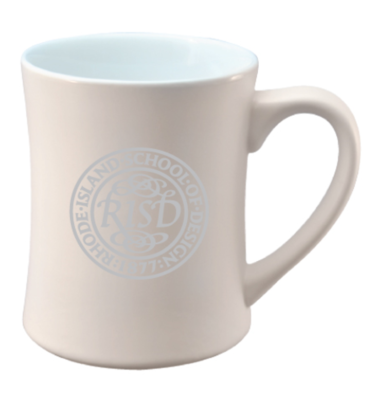 RISD RISD Seal Etched Ceramic Mug 16 oz