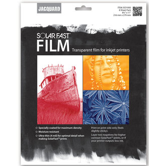 Jacquard SolarFast Film 8.5" x 11"  8-Pack