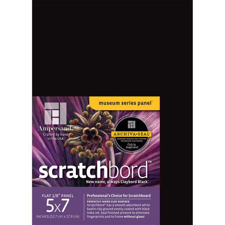 Ampersand Ampersand Scratchbord 5"x7" Flat 1/8" Profile 3-Pack