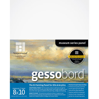 Ampersand Gessobord Cradled 2" Profile 8" x 10"