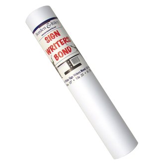 Borden & Riley #30 Sign Writers Poster Bond Roll 20 lb. 15" x 25 yds