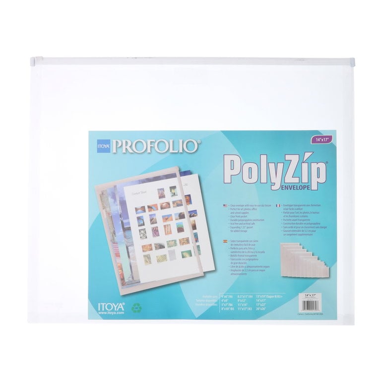 Itoya Itoya Art Profolio PolyZip Envelope 14" x 17"