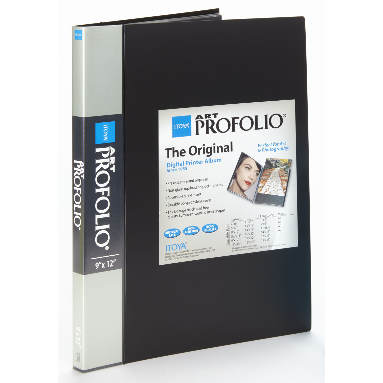 Itoya Clear Cover ProFolio, 12 Pages