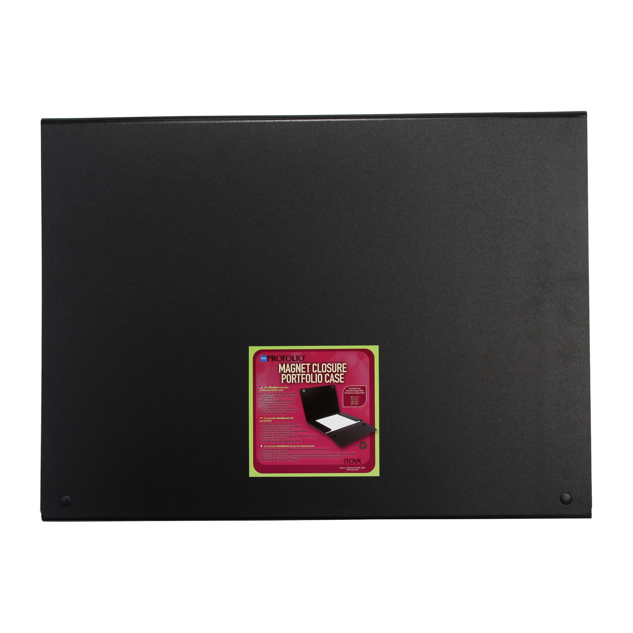 Itoya | Profolio Magnet Closure Portfolio Case (18 x 24 in. Black)