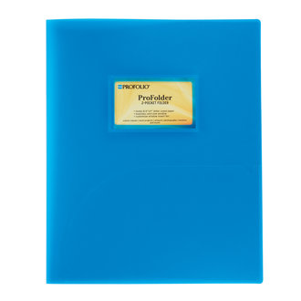 Itoya ProFolder 2-Pocket Folder Blue Itoya ProFolder 2-Pocket Folder Blue