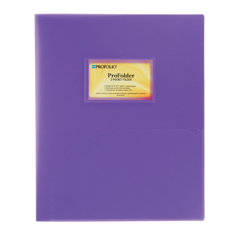 Itoya Itoya ProFolder 2-Pocket Folder Purple