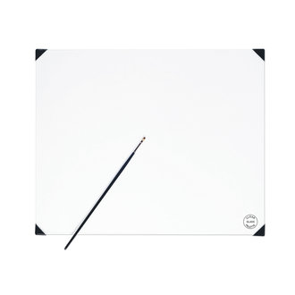 New Wave Palette POSH Glass Table Top Palette Clear 16" x 20"