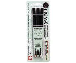 Pigma Manga Comic Pro Black Pen Set - RISD Store