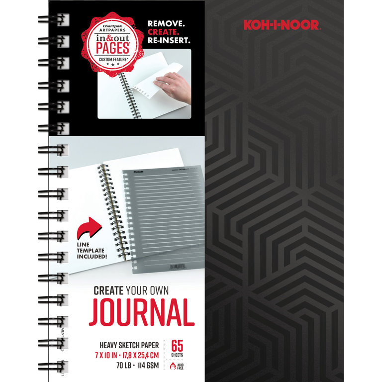 Koh-I-Noor Koh-I-Noor Journal with Line Template 7"x10"