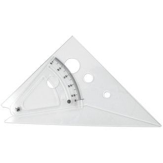 Westcott Adjustable Triangle 10" Increments of 1/2Â° from 0Â° to 90Â°
