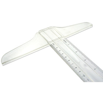 Westcott Junior T-Square Ruler 18" Plastic Westcott Junior T-Square Ruler 18" Plastic
