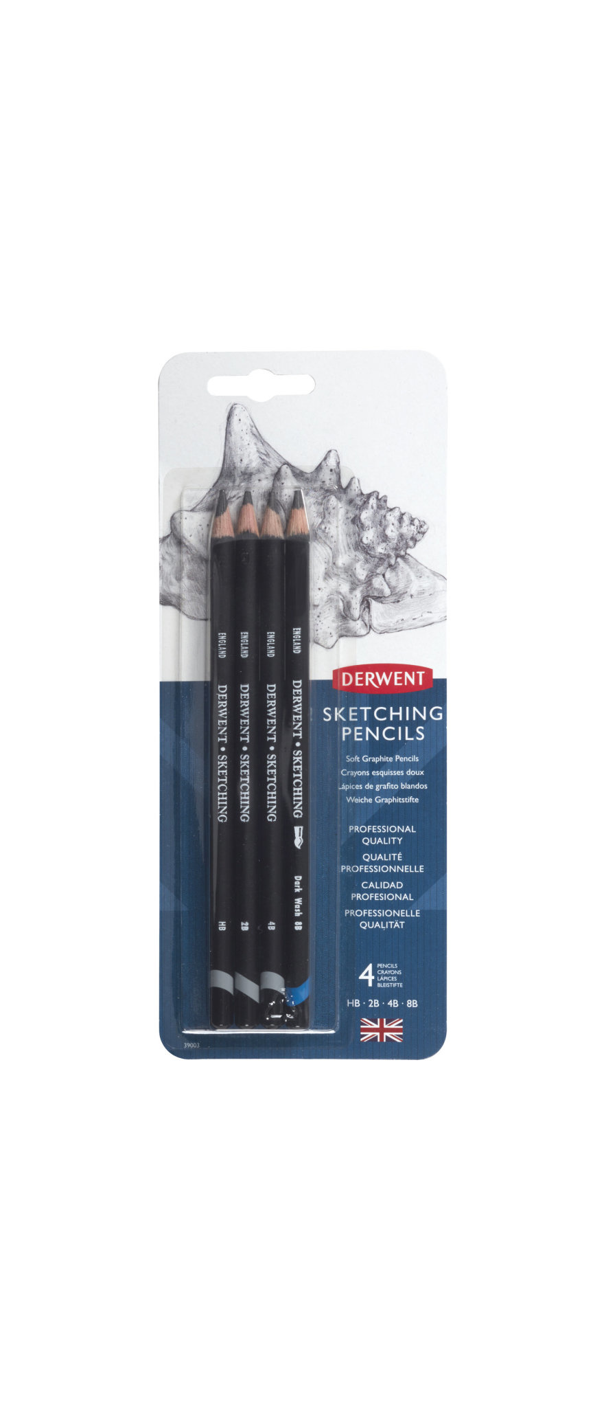 Derwent Graphic Sketching 4 Pencil Set