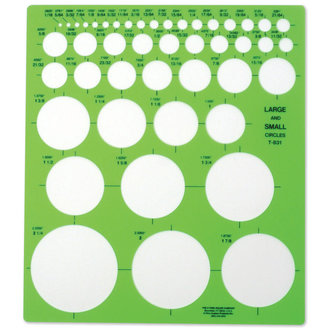 Westcott Circle Template Large & Small Circles Westcott Circle Template Large & Small Circles