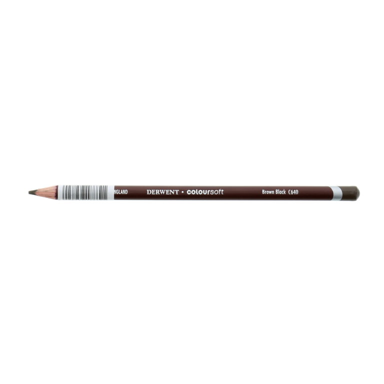 Derwent Derwent Coloursoft Pencil Brown Black