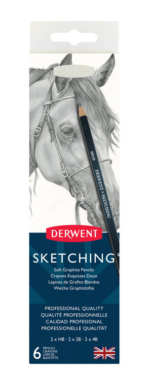 Derwent Derwent Sketching Pencil 6-Pencil Tin Set