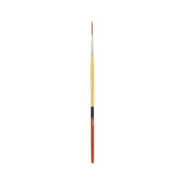 Princeton Brush Princeton Snap! 9650 Gold Synthetic Short Handle Brush Liner #2