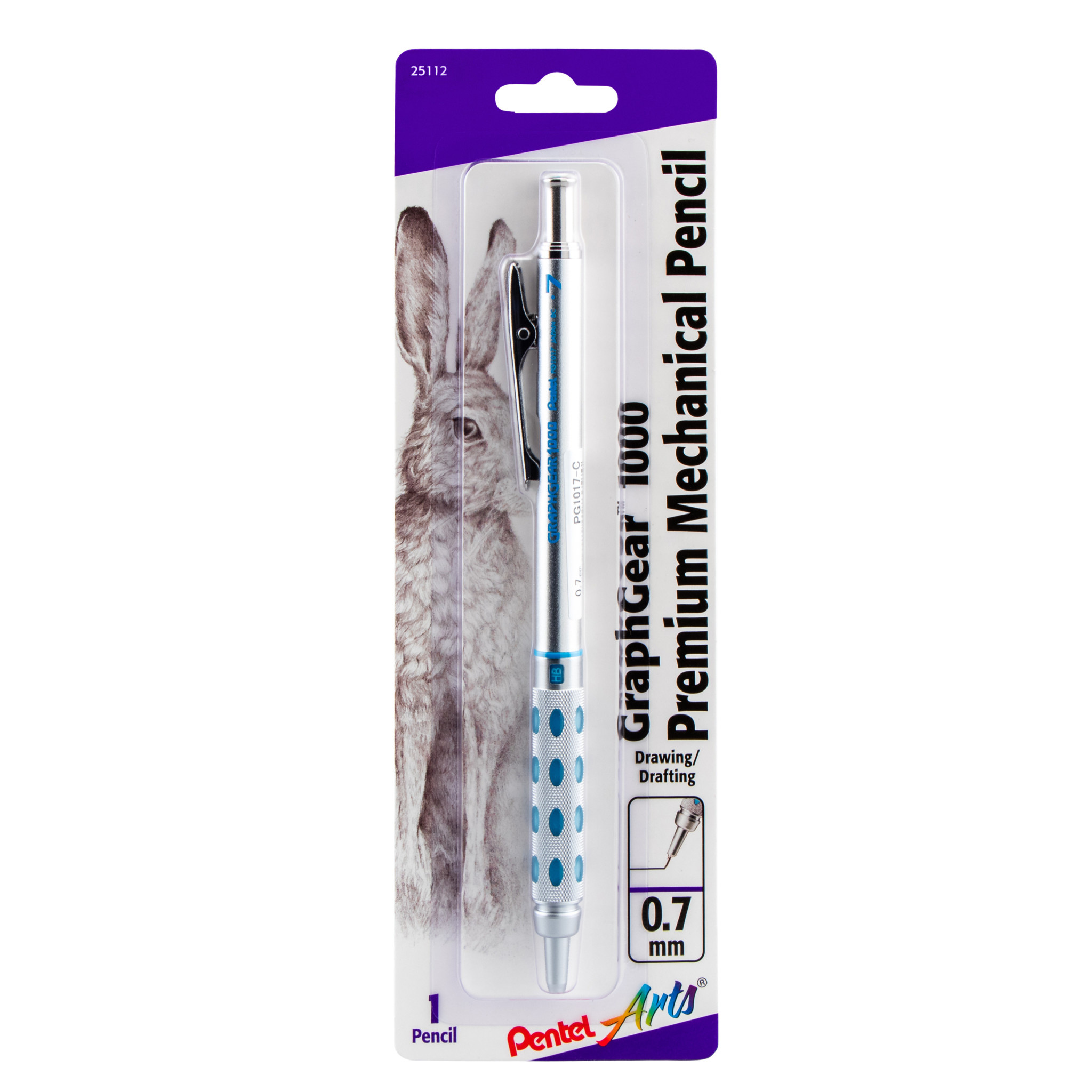 Pentel Pentel GraphGear 1000 Mechanical Pencil, Blue, .7mm RISD Store